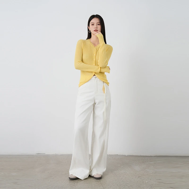 Moprobably李予诺「早春浪漫」韩系温柔时尚百搭针织衫L5176050