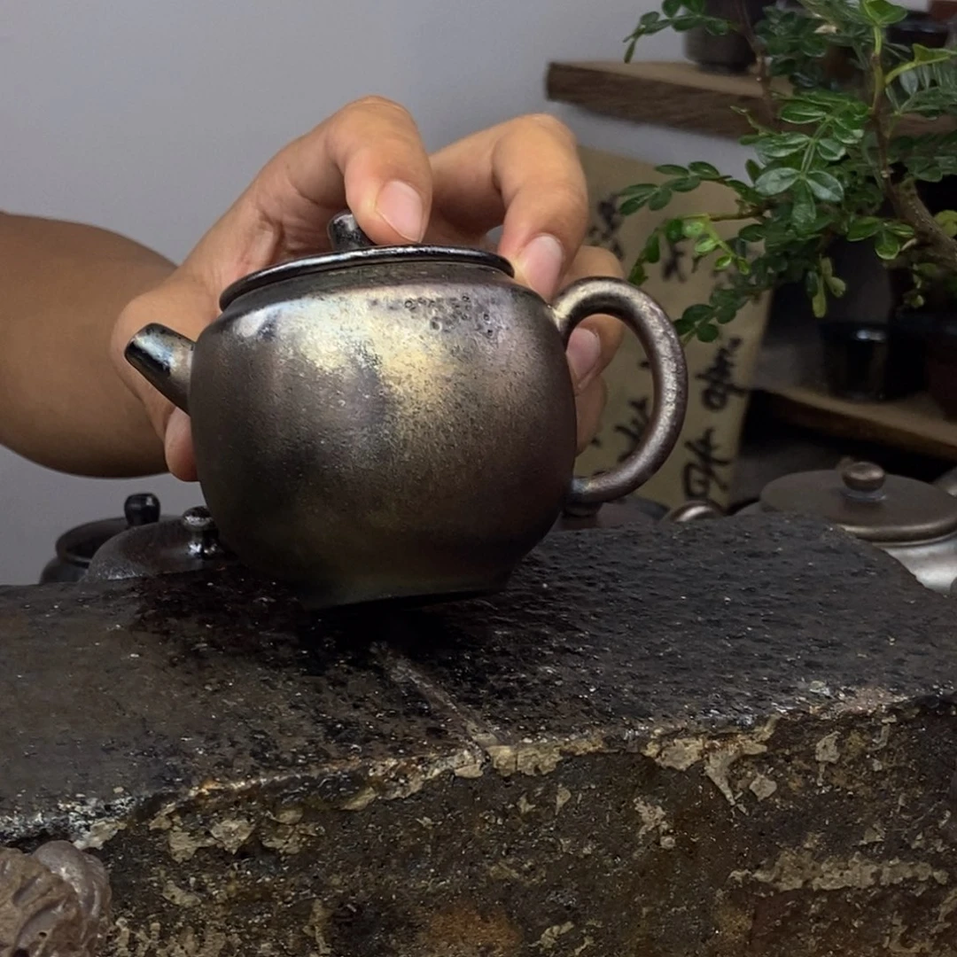 建水紫陶柴烧茶具