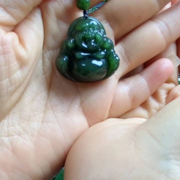 和田玉（碧玉）未镶嵌吊坠(不含链)