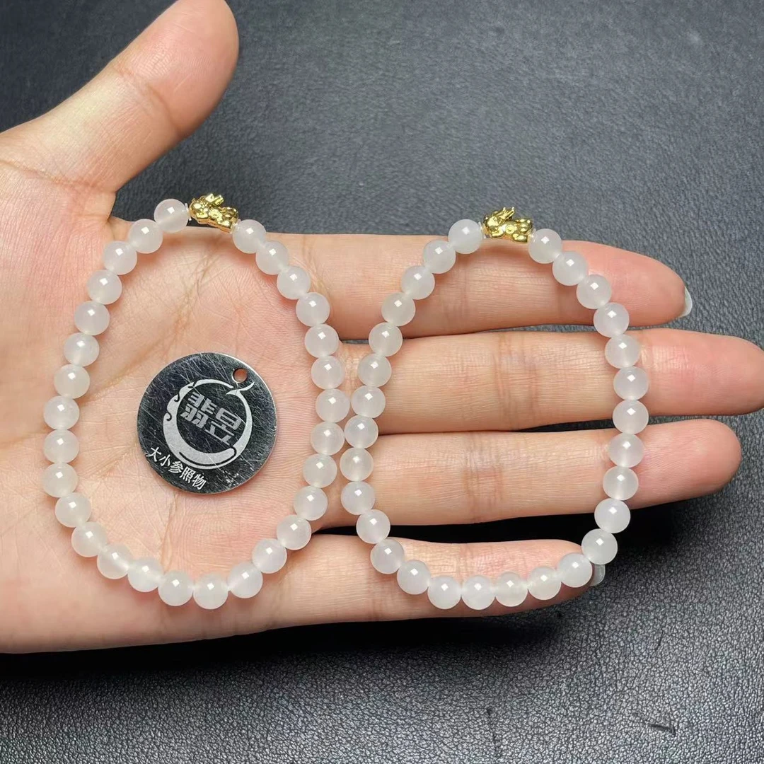 31208T01-3B3-和田玉手串/约5+/约29颗/-多样性发其一