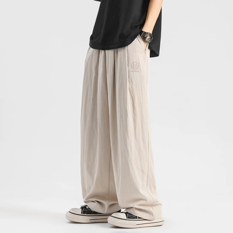 小恶魔多巴胺防晒速干休闲长裤男女同款宽松运动裤慵懒风运动裤子