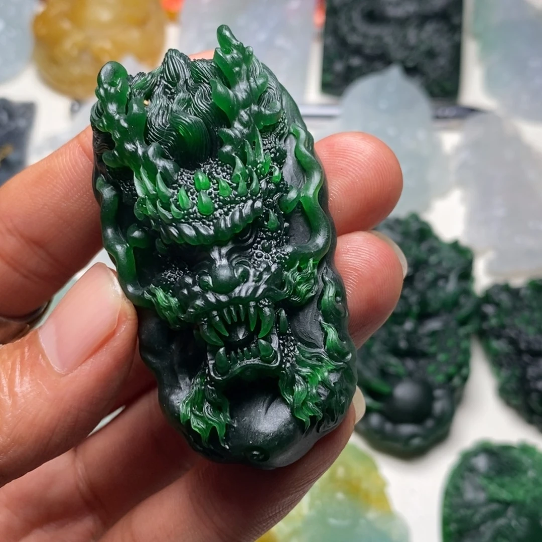 新***航定制翡翠未镶嵌天然A货翡翠