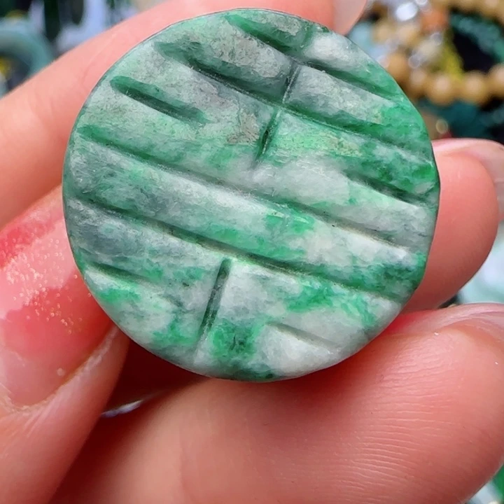 翡翠颈饰未镶嵌天然A货76
