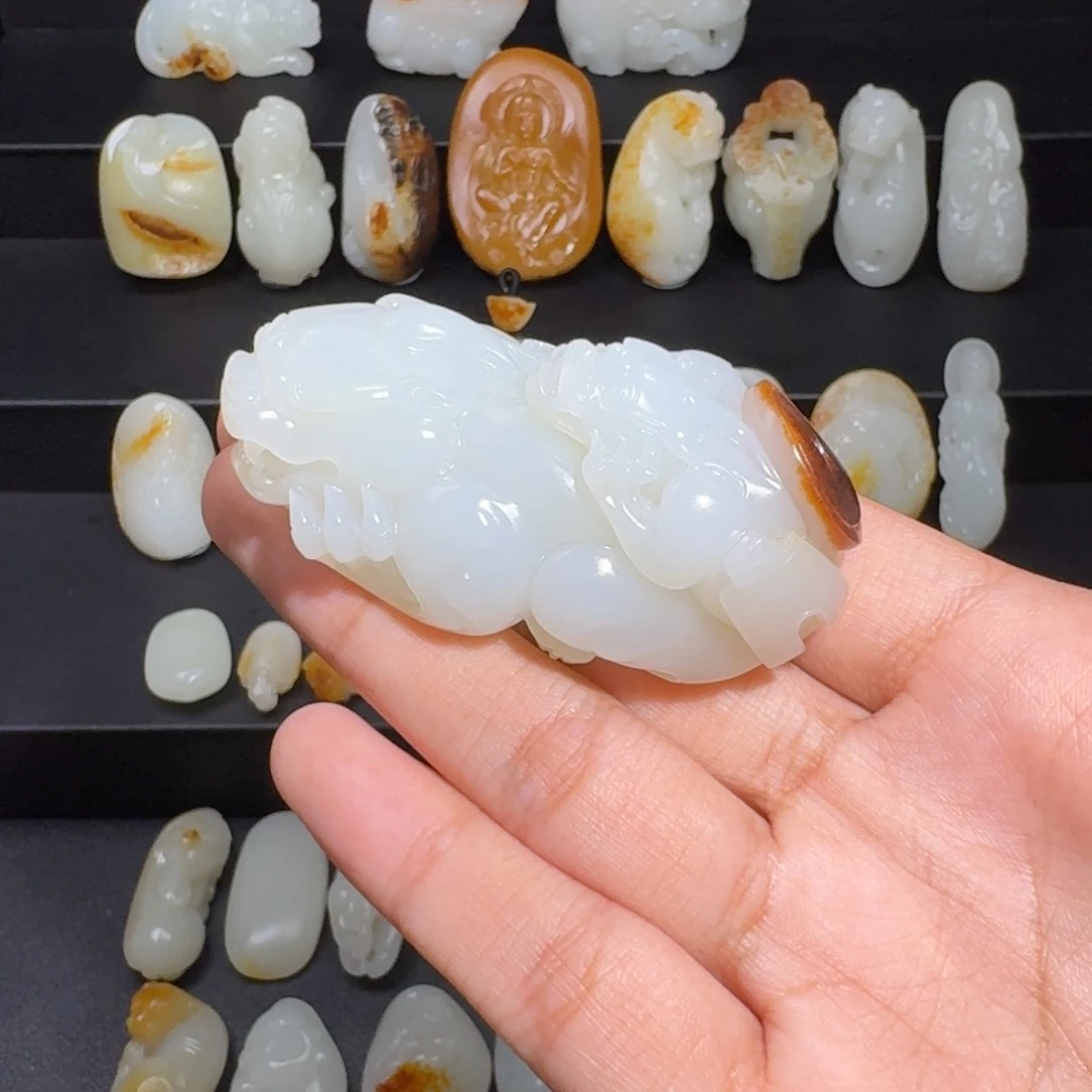 和田玉（子料）未镶嵌颈饰葫**弟