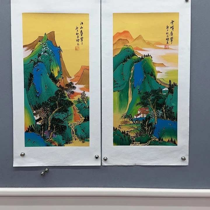 国画书法作品多次参加