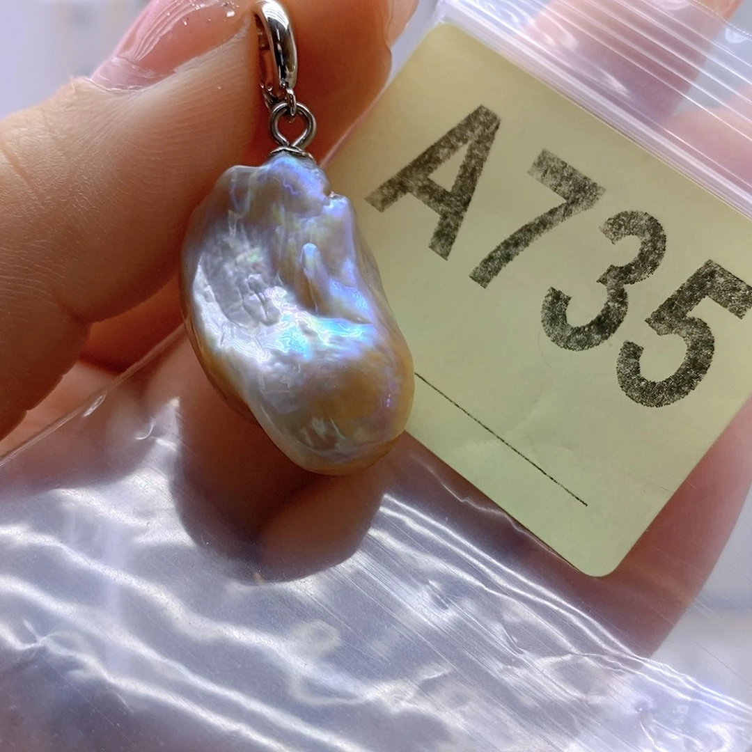 淡水珍珠颈饰银S925镶嵌