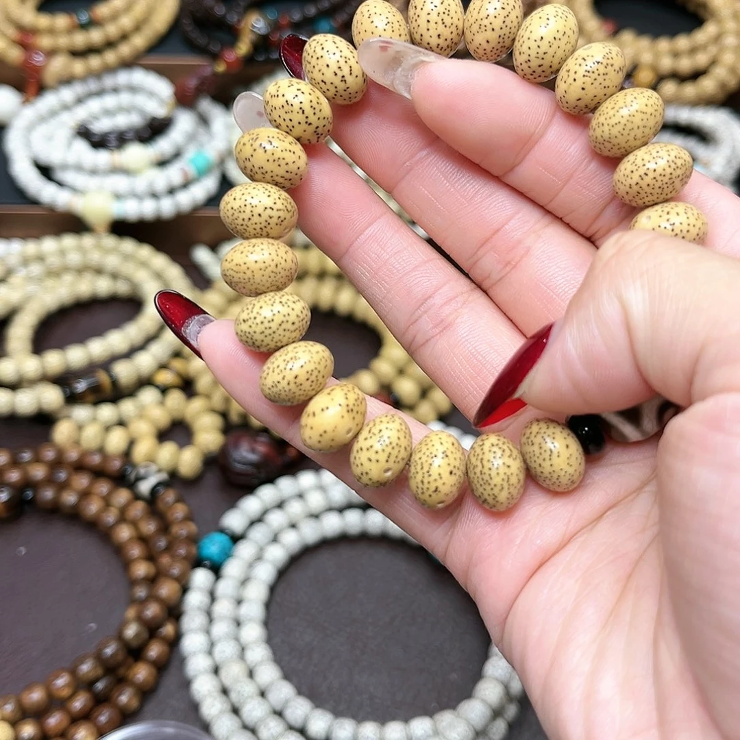 星月菩提手串钢**姐星月菩提 海南星月