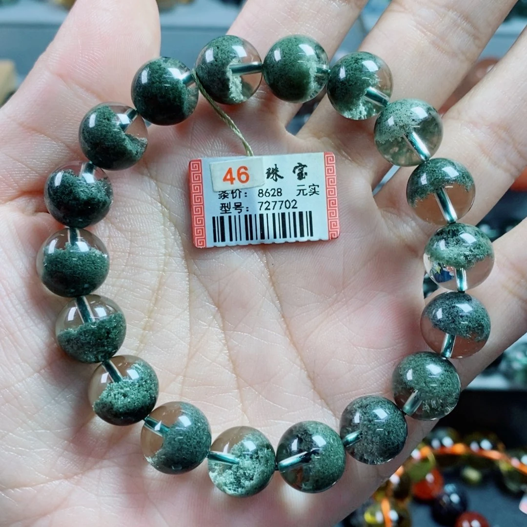 未镶嵌水晶手链绿幽灵727702