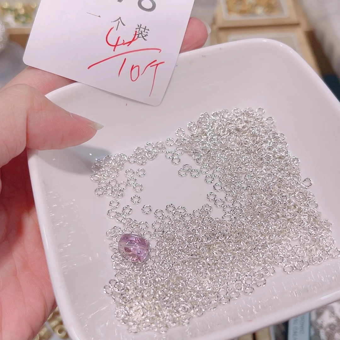 水晶珠宝半成品银S925镶嵌78