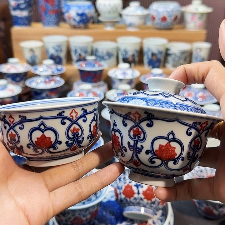 微瑕两件套手绘原矿