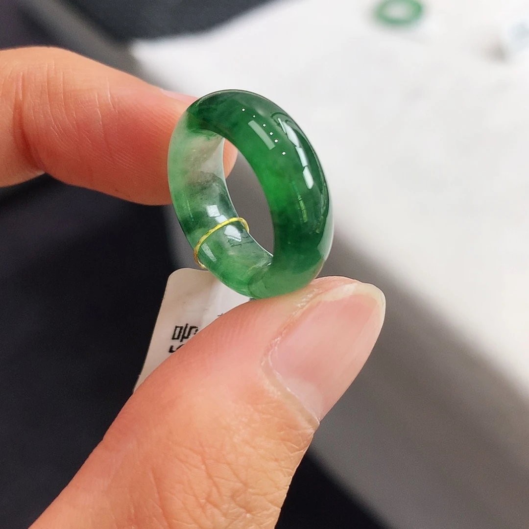 翡翠未镶嵌戒指5号