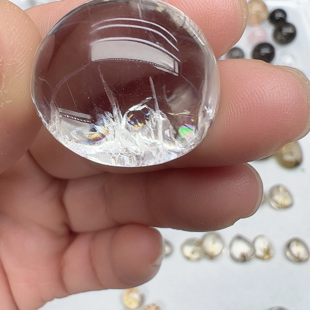 水晶珠宝半成品未镶嵌