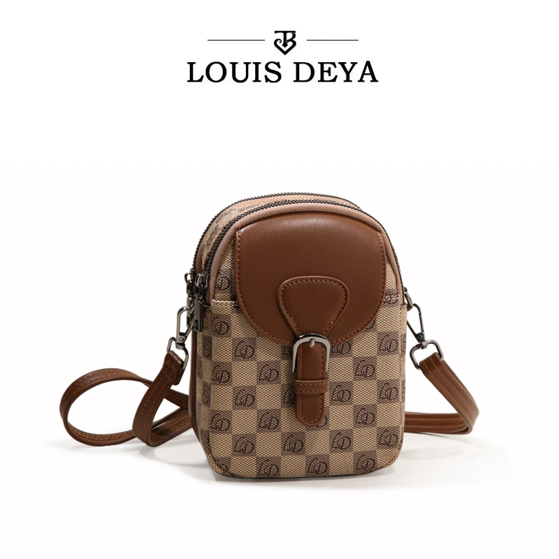 2025新款多隔层手机包肥皂包百搭轻奢风斜挎包