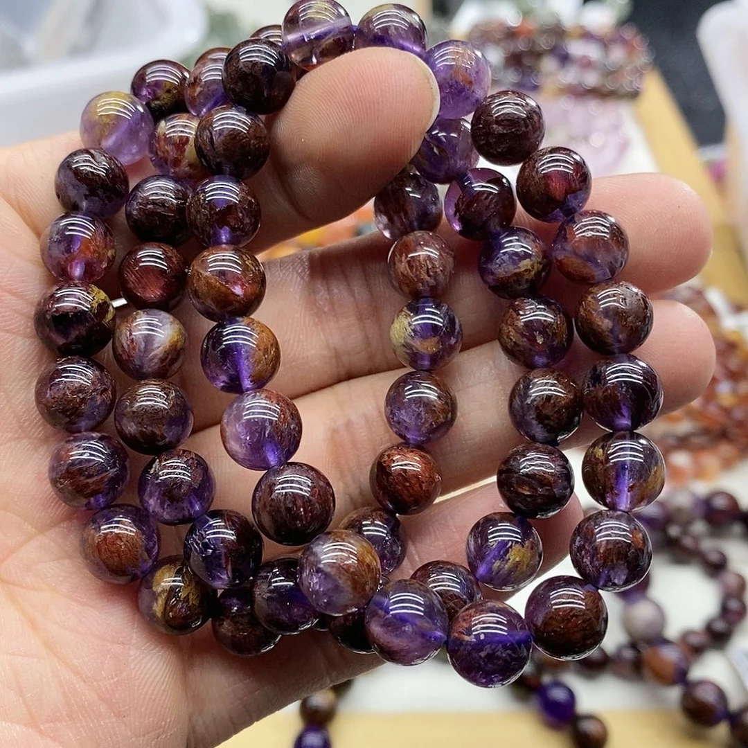 水晶手串未镶嵌多样性发货发一条