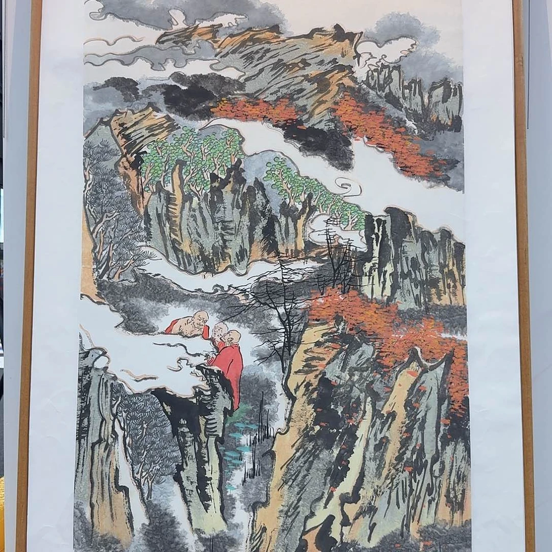 国画多次参加国内外大型