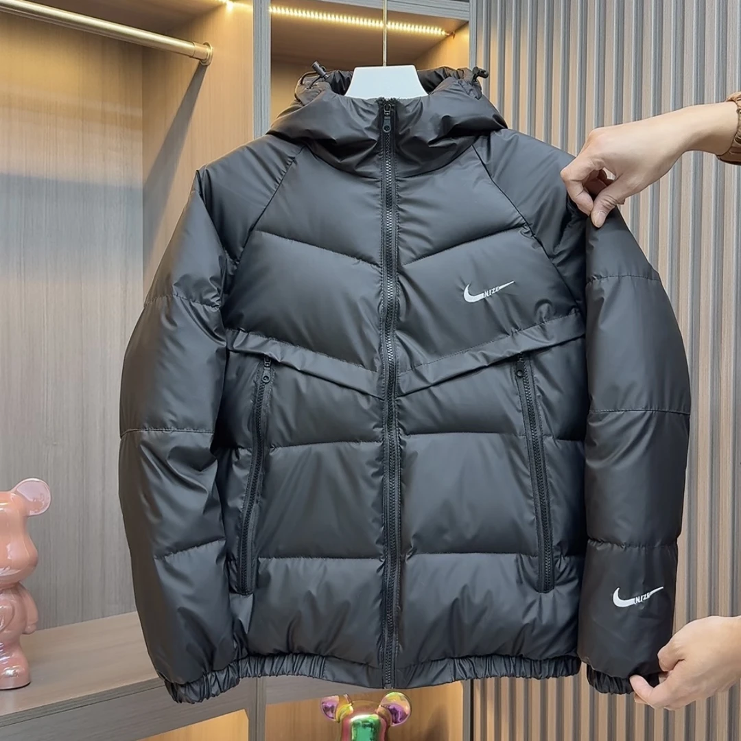 冬季洋气立领时尚保暖男士御寒抗风帅气刺绣情侣款棉衣外套