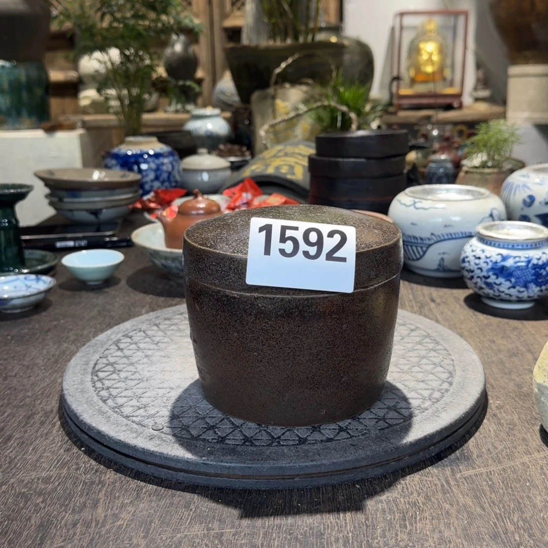 妮***～罐静界茶空间老物件1592