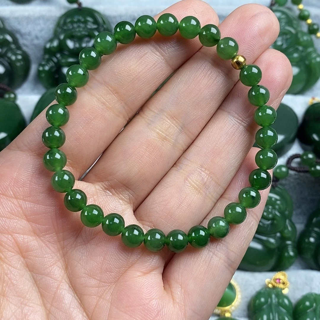 老***张和田玉（碧玉）未镶嵌颈饰