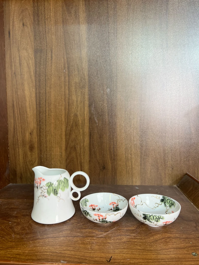 B353景德镇制 陶瓷1公道2杯