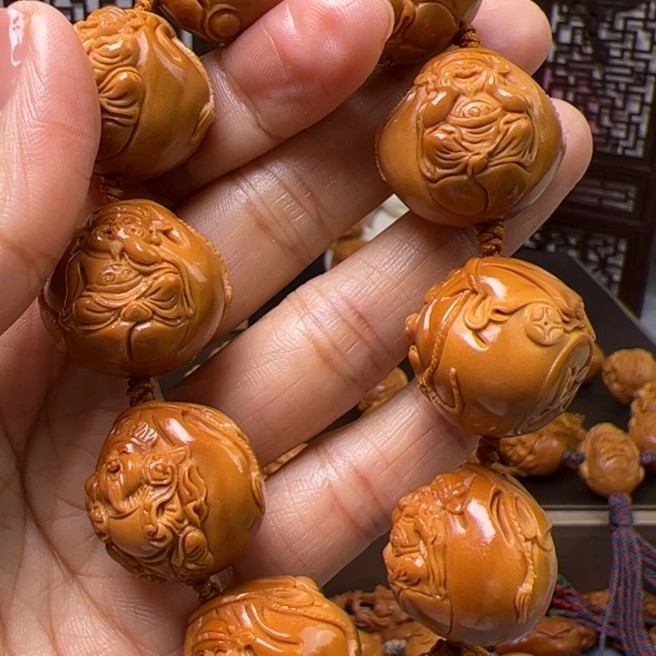 大***图橄榄核手串/手链橄榄核