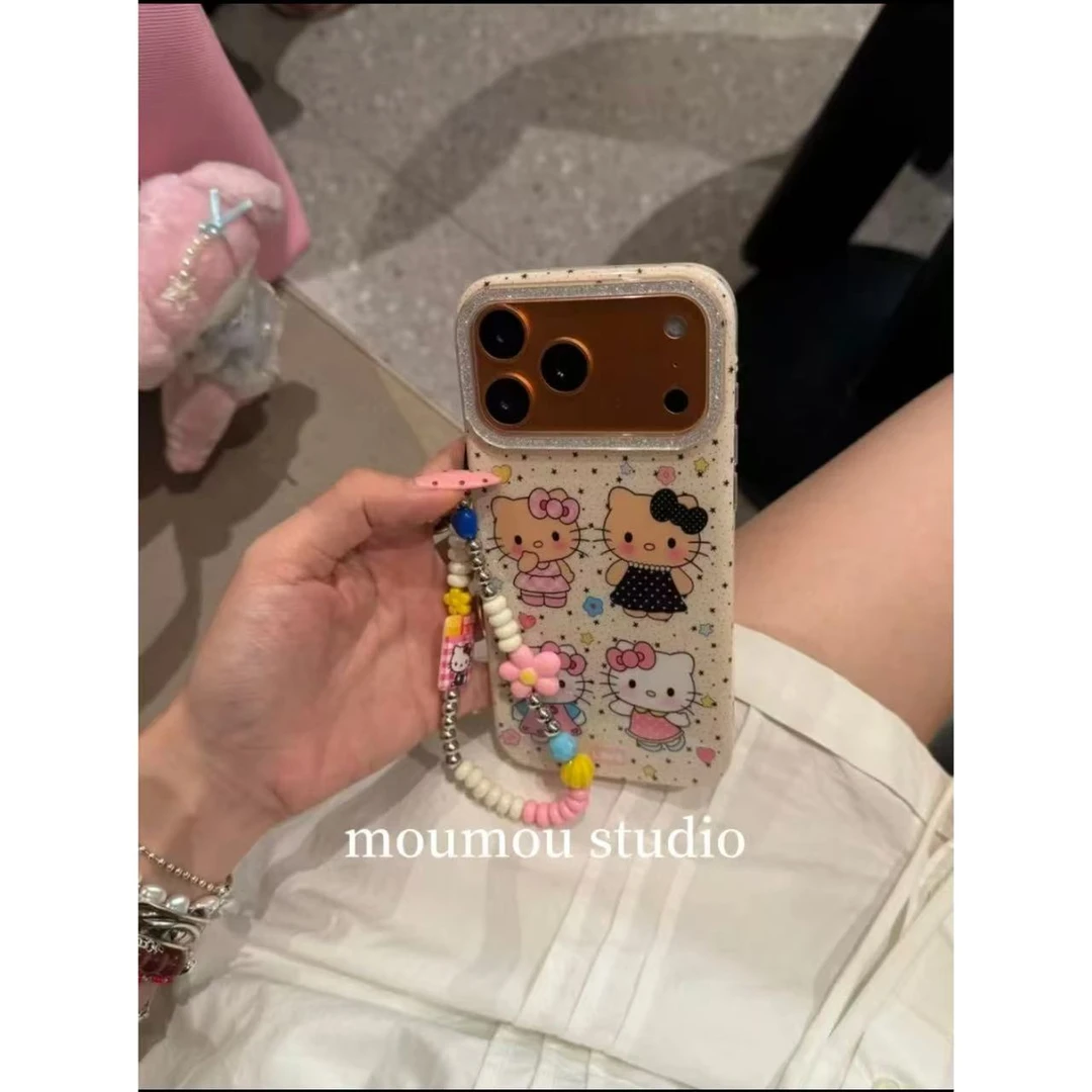 ins风可爱星星猫咪适用于苹果17promax/16pro手机壳15保护套1413