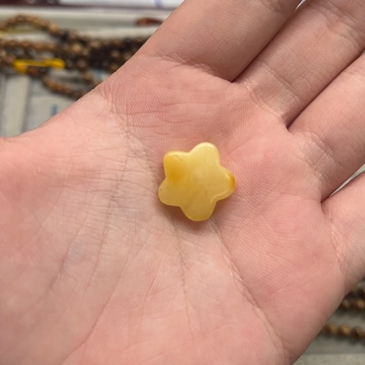 裸石琥珀未镶嵌我****儿天然蜜蜡配件