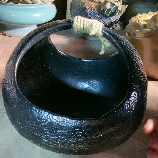 【闪购商品】紫砂花盆23.22花盆花盆无孔