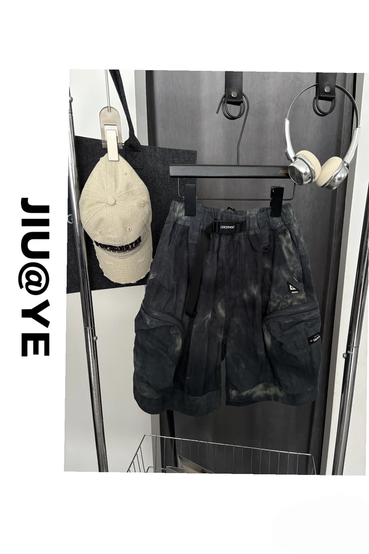 #8817  夏款工装裤短款