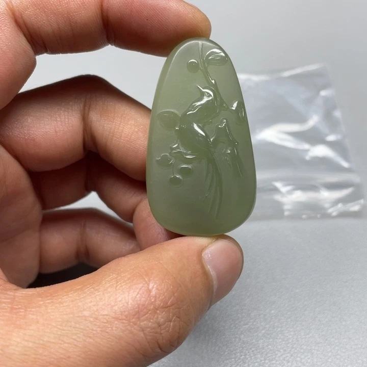 和田玉吊坠(不含链)未镶嵌非*