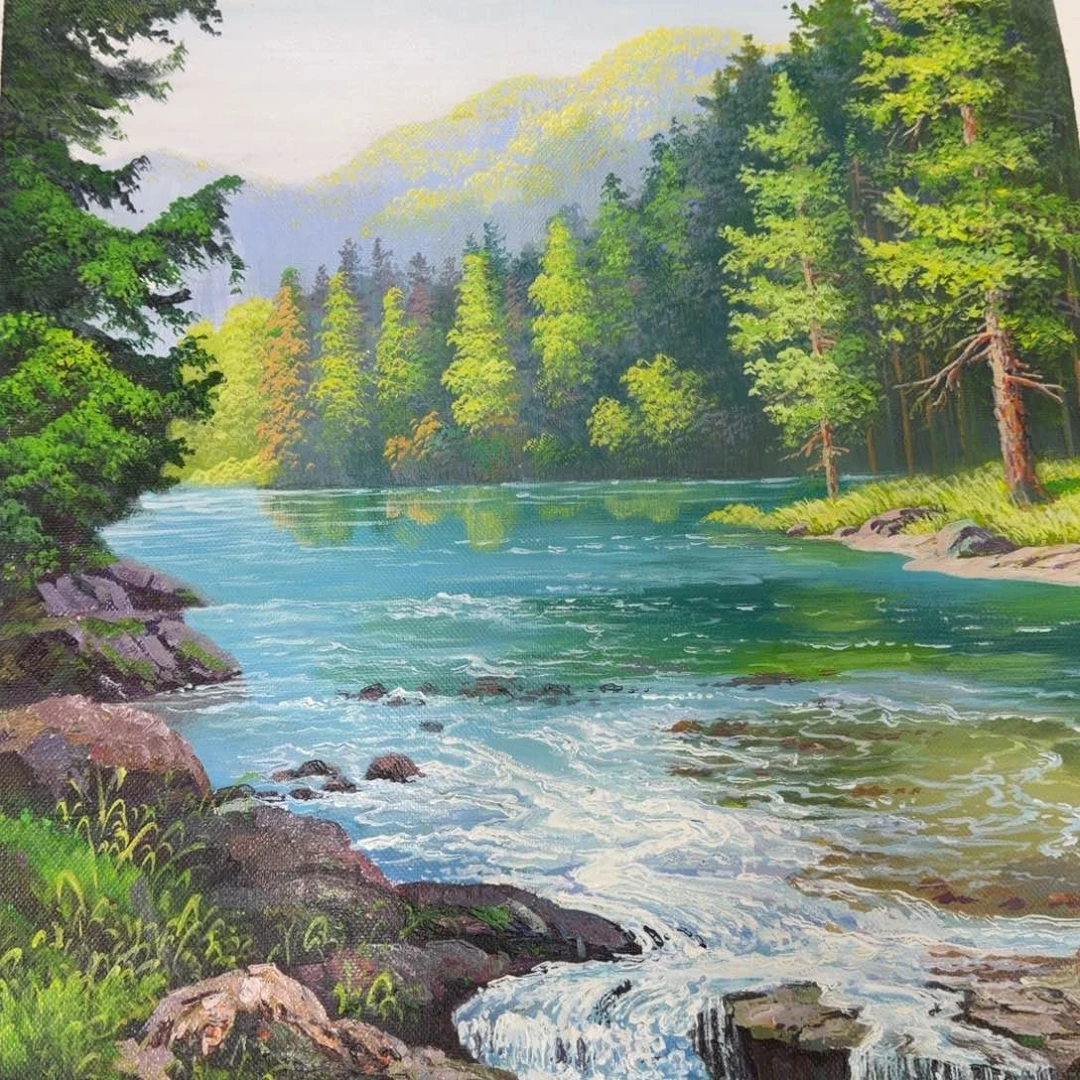 油画我也想要这样一