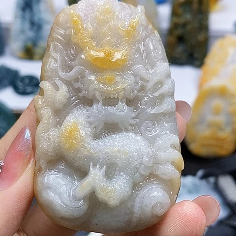 未镶嵌定制翡翠龙