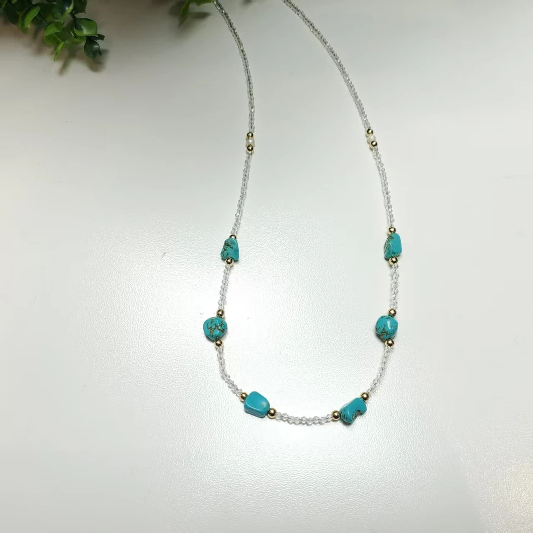 非金属仿水晶吊坠 Q384【赵小姐】时尚项链多样发其一