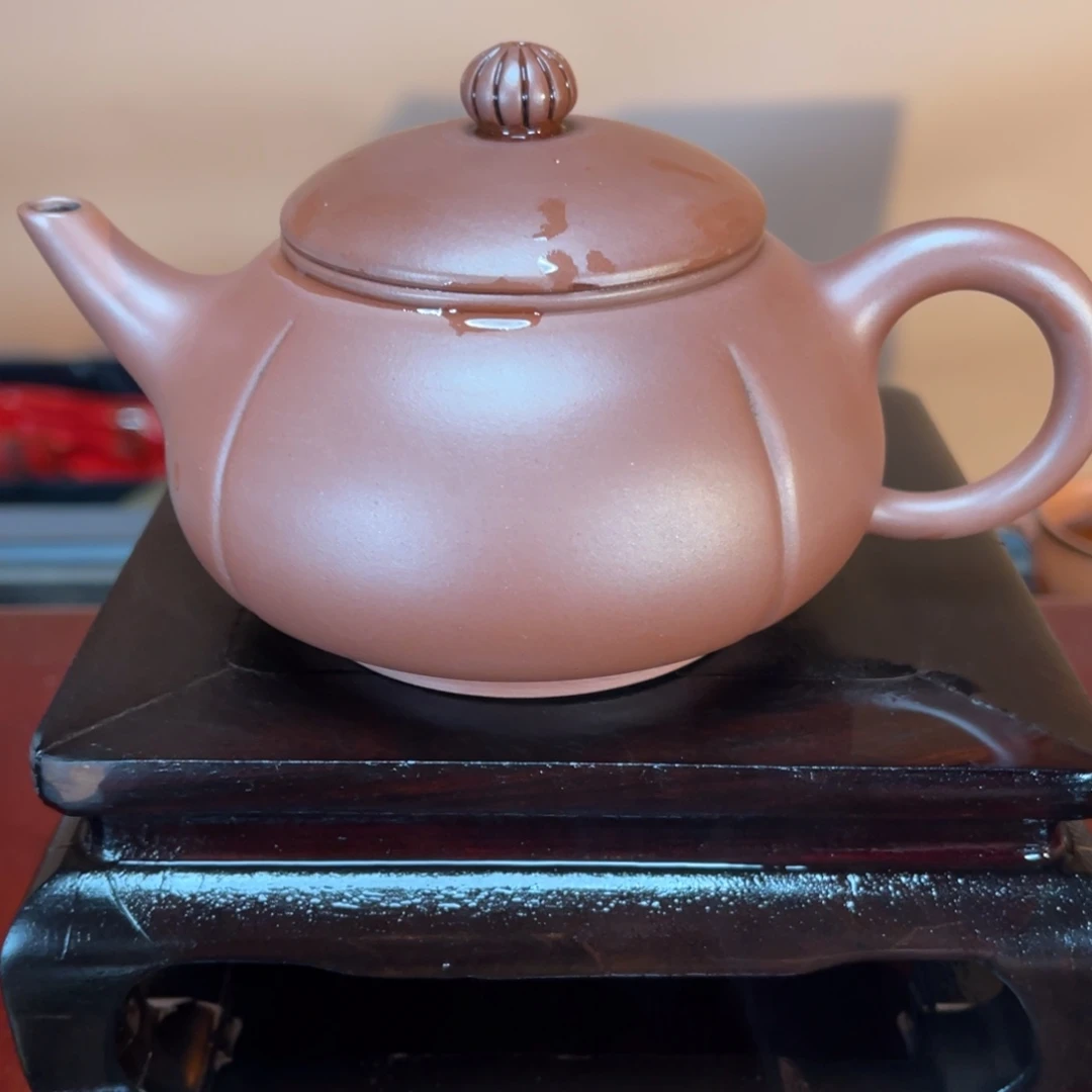 紫砂茶壶高端230Cc紫泥慕古壶