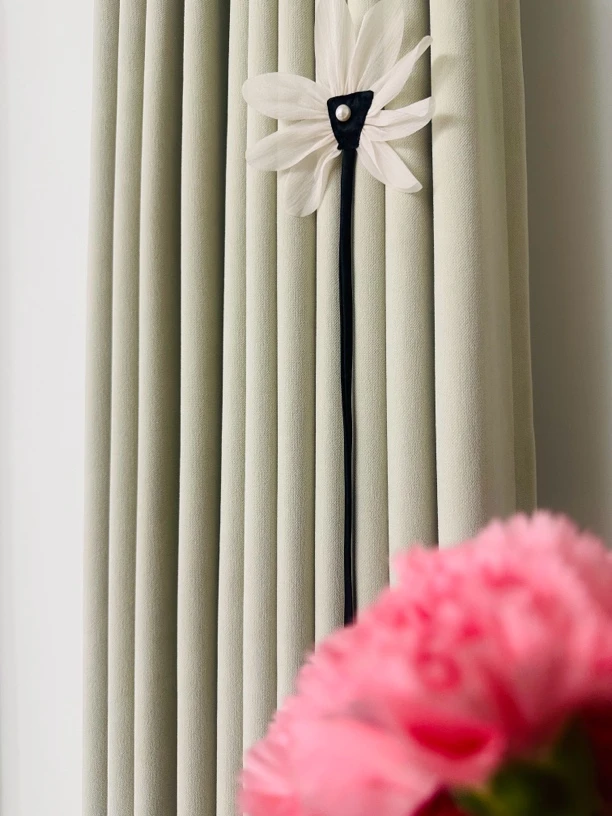 （开播福利）雪尼尔单款单色遮光成品窗帘