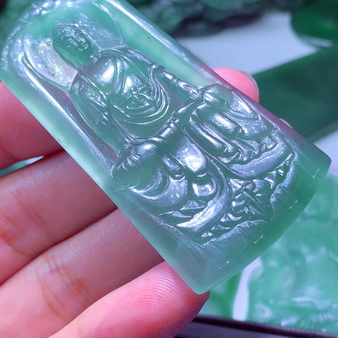 魔****定制翡翠未镶嵌天然