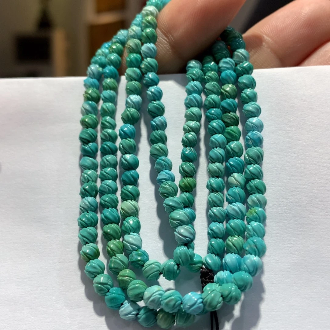 未镶嵌绿松石长链