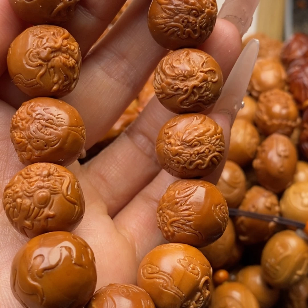 手串橄榄核祥云龙