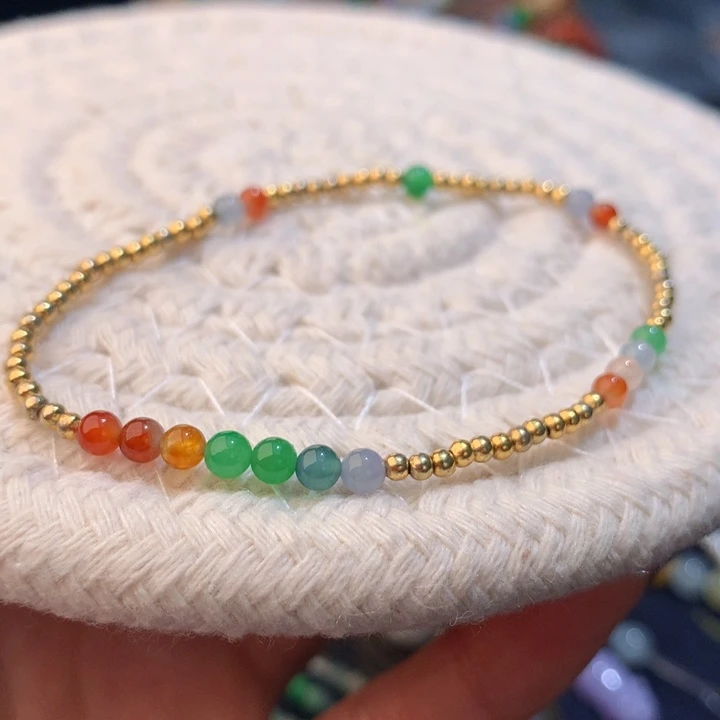 翡翠散珠高冰糖果串