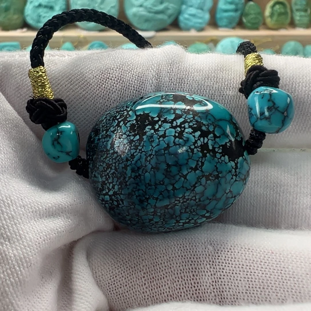 未镶嵌绿松石随形23mm