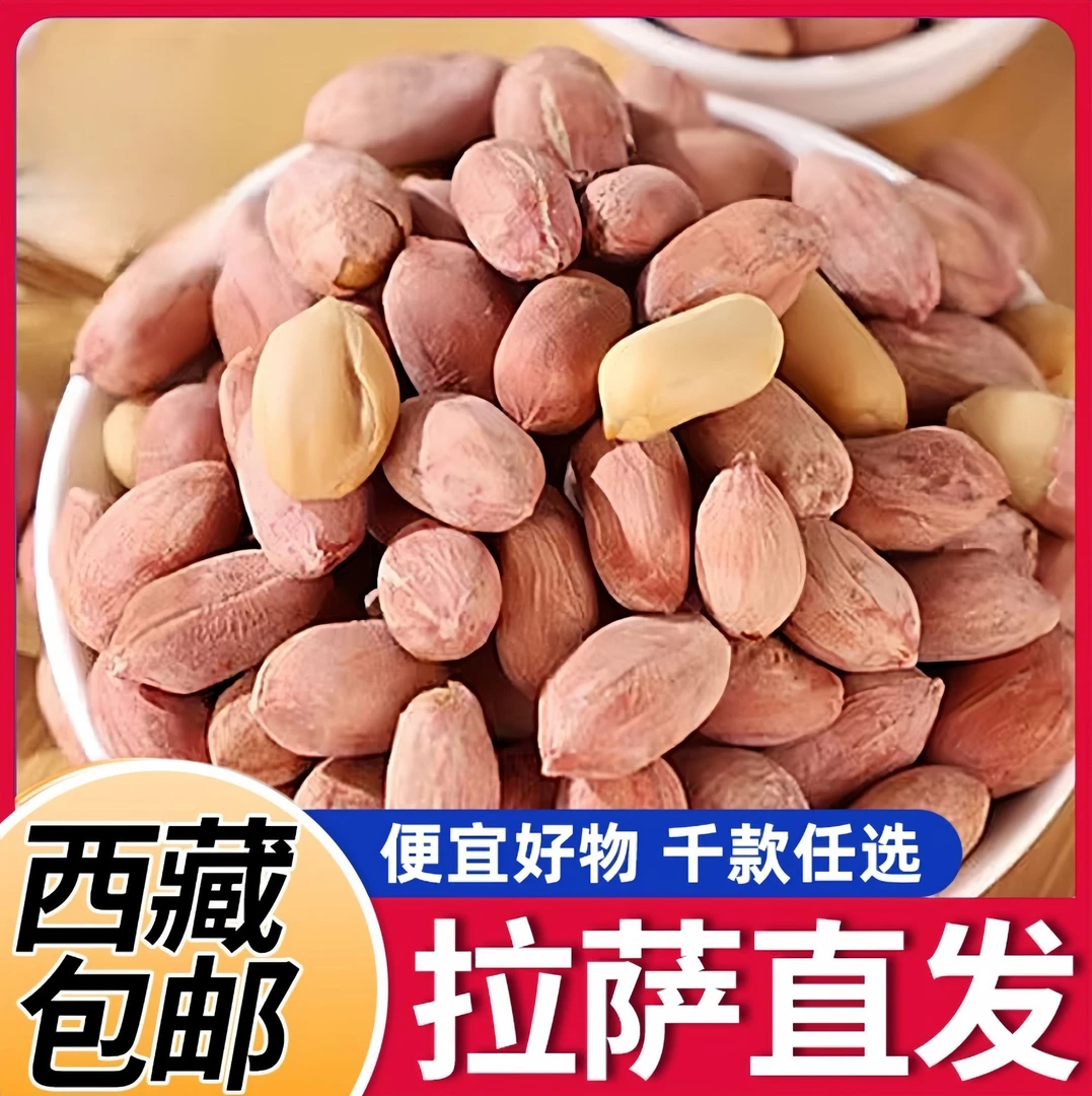 【西藏包邮】五香花生米去壳花生小包装零食坚果炒货解馋小吃休闲