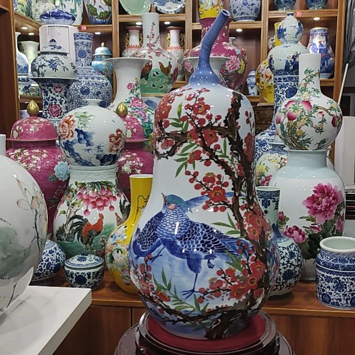 瓷片景德镇陶瓷花瓶子