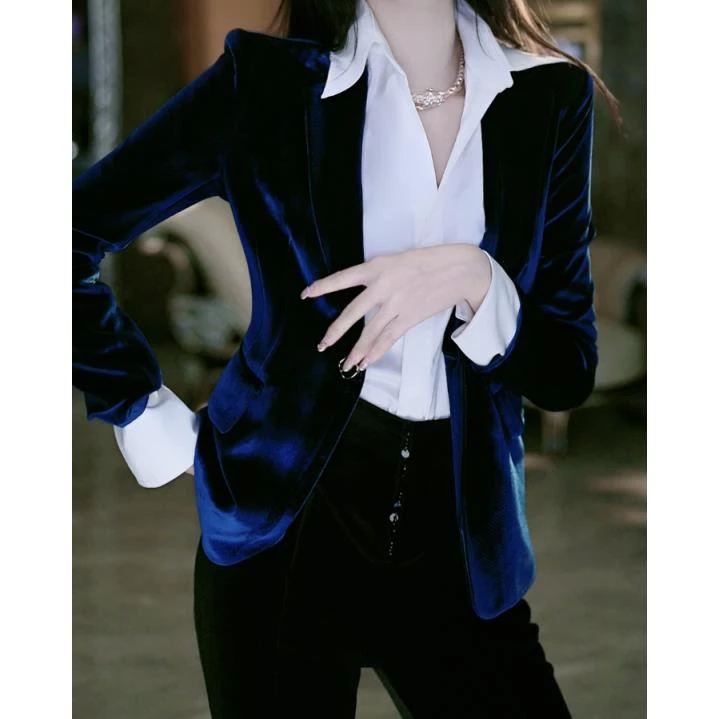 SEJI/瑟纪1.12【游艇盛会】时尚显瘦气质西装外套