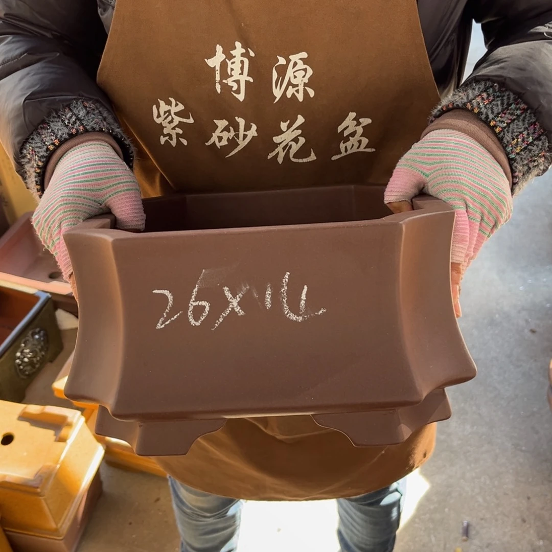 紫砂花盆盆景艺术