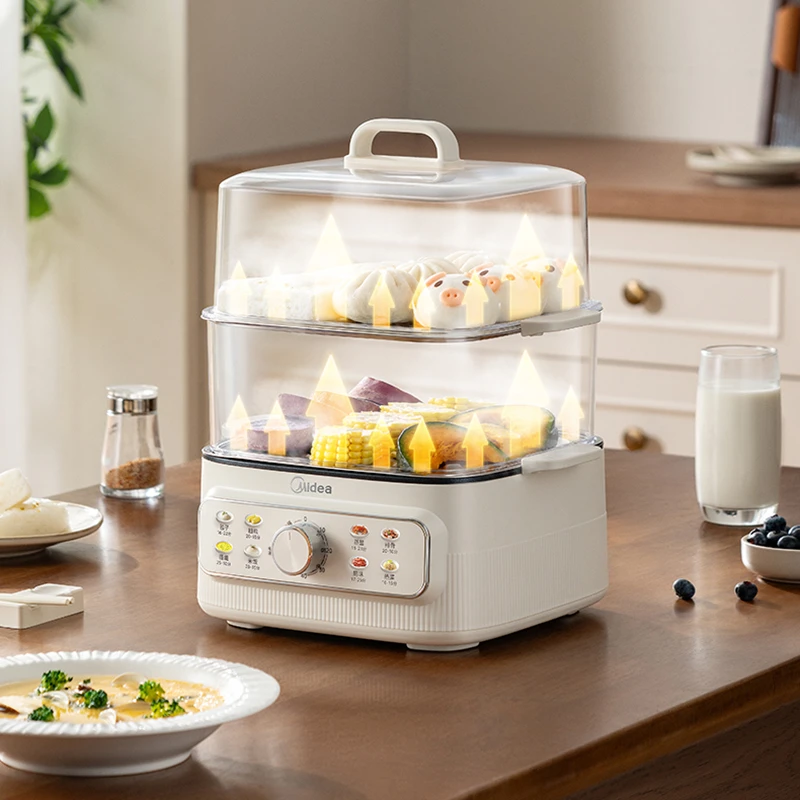 【美的】电蒸锅一机多功能烤涮煮蒸炖焖