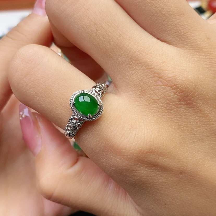 【闪购商品】翡翠戒指未镶嵌天然翡翠戒指