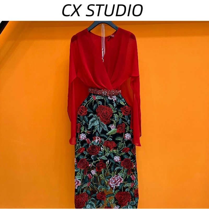 [暖暖]编码11 经典收腰轻奢时尚夏季连衣裙（定制女装）TG106