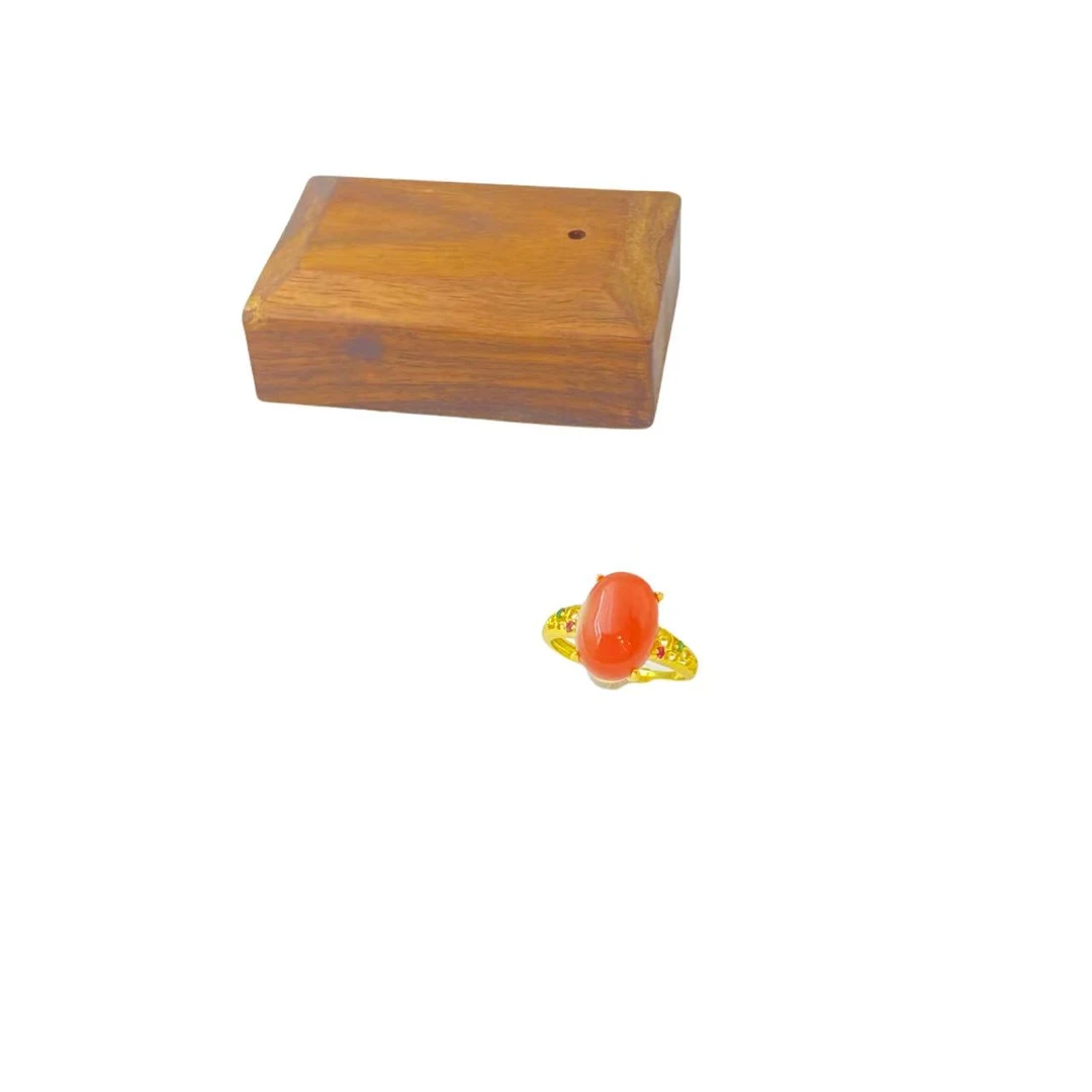 玛瑙蛋面戒指A174合金