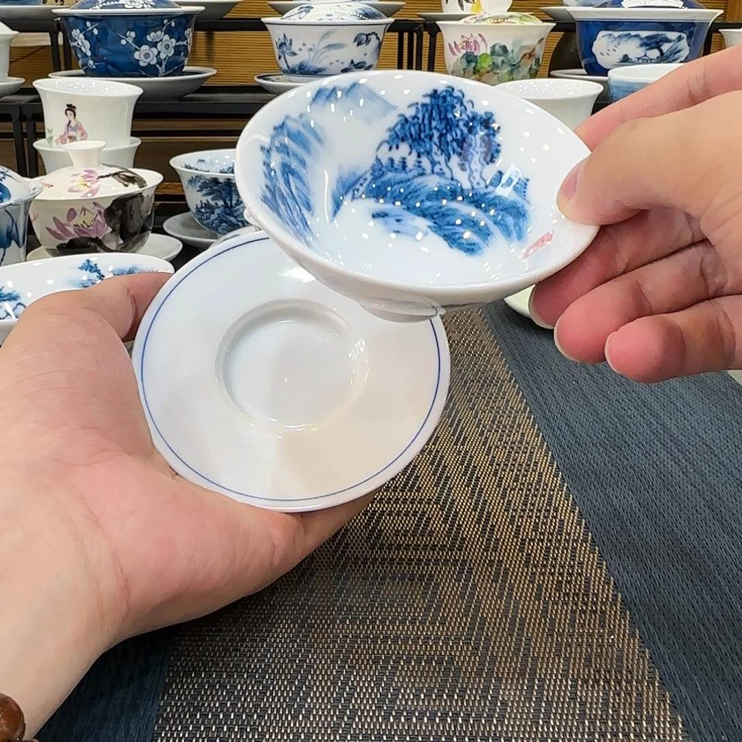 大斗笠主人杯树景➕一底托