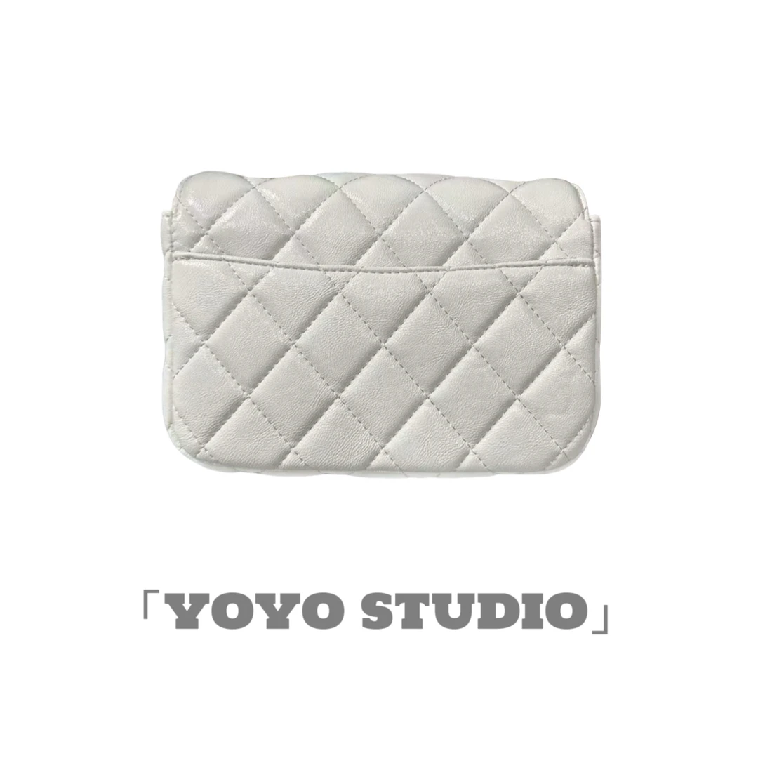 【Yoyo Studio】时尚气质高级感女士单肩小方包 6309-白色