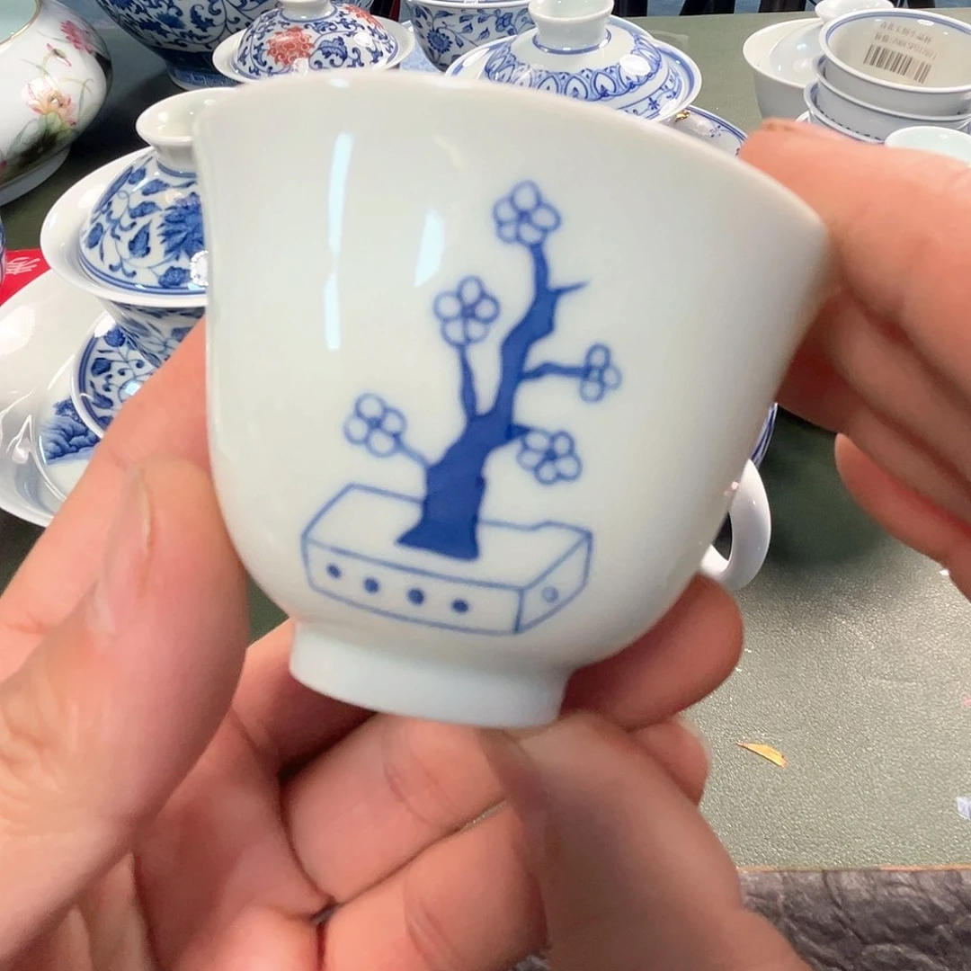 杯青花瓷器青花瓷器